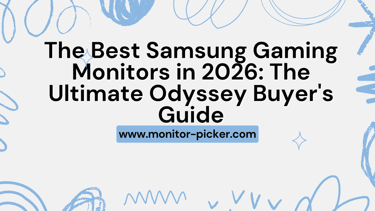 The Best Samsung Gaming Monitors in 2026: The Ultimate Odyssey Buyer's Guide